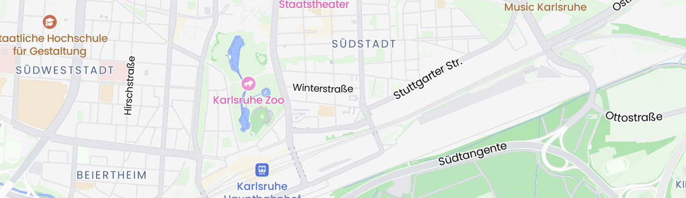 Karte mit dem ungefähren Standort