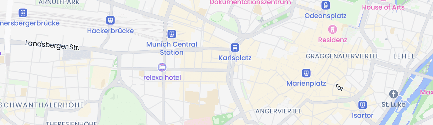 Karte mit dem ungefähren Standort
