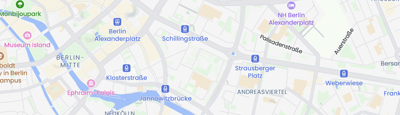 Karte mit dem ungefähren Standort