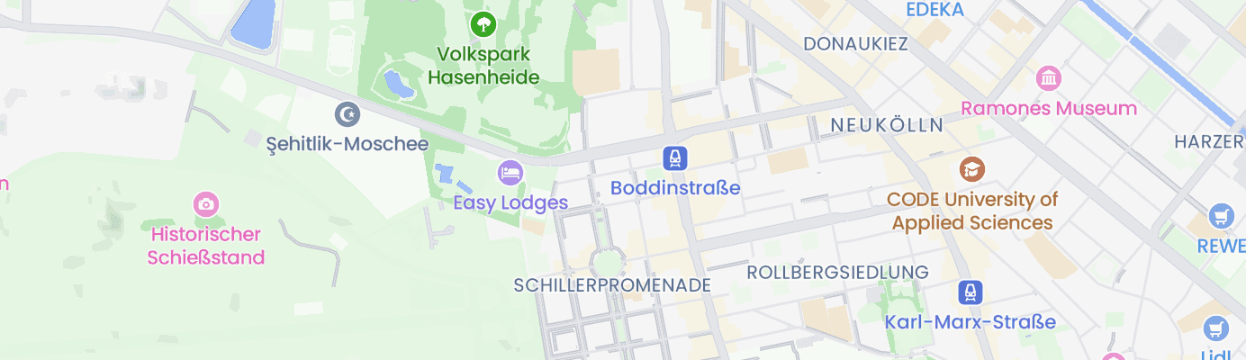 Karte mit dem ungefähren Standort