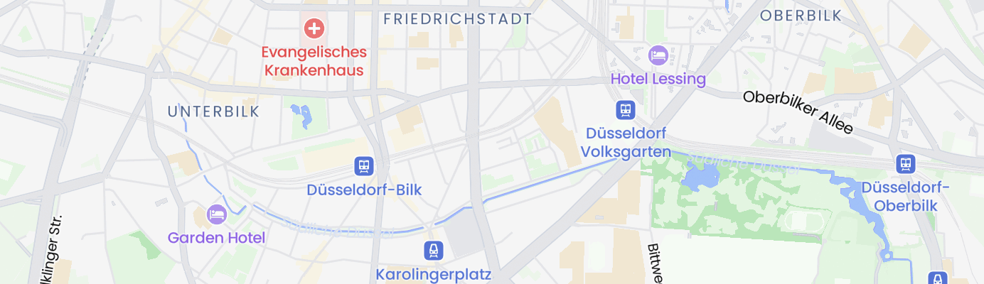 Karte mit dem ungefähren Standort
