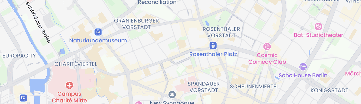 Karte mit dem ungefähren Standort