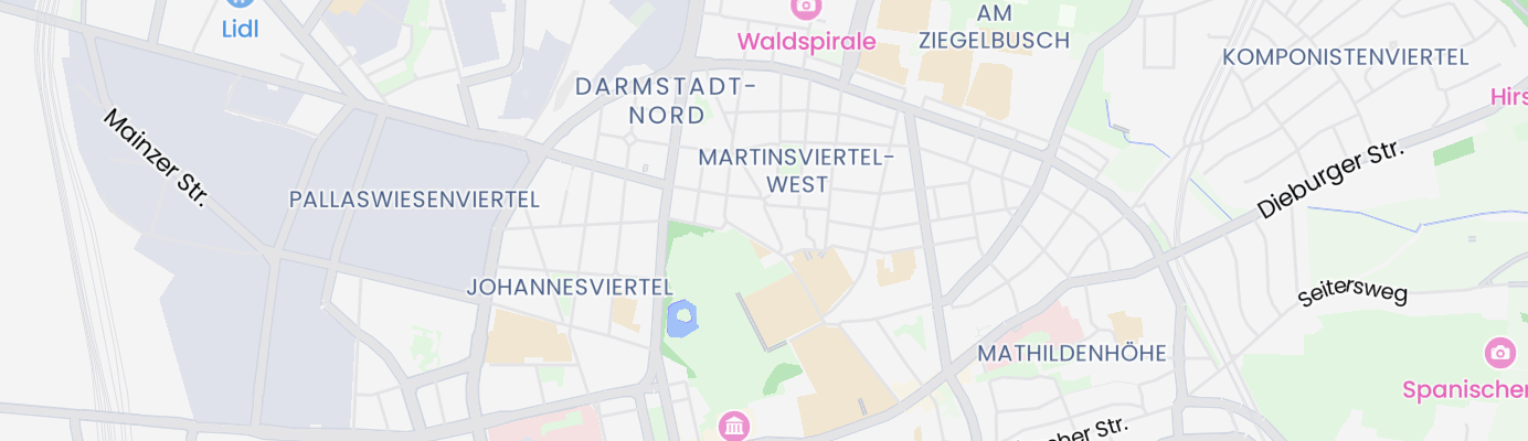 Karte mit dem ungefähren Standort