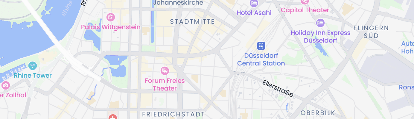 Karte mit dem ungefähren Standort