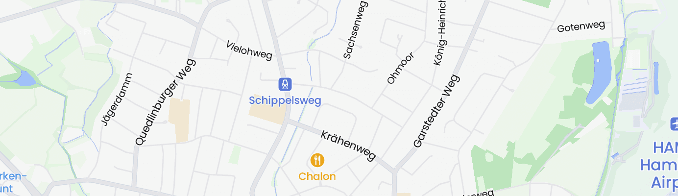 Karte mit dem ungefähren Standort