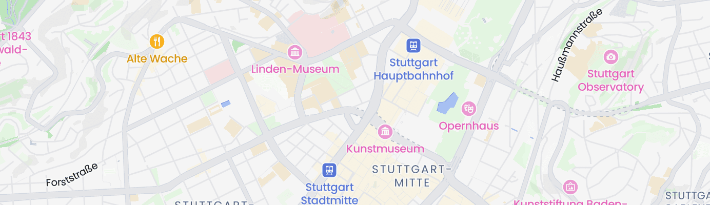 Karte mit dem ungefähren Standort