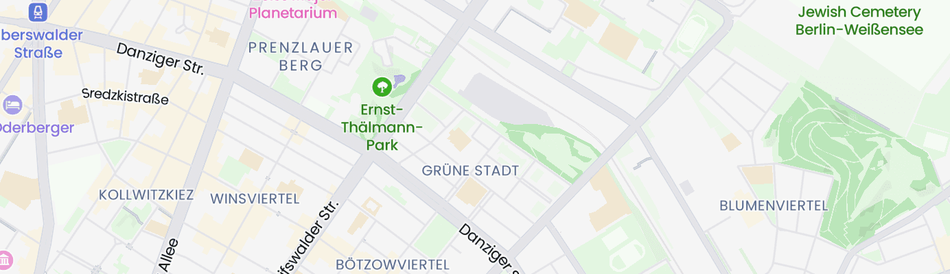 Karte mit dem ungefähren Standort