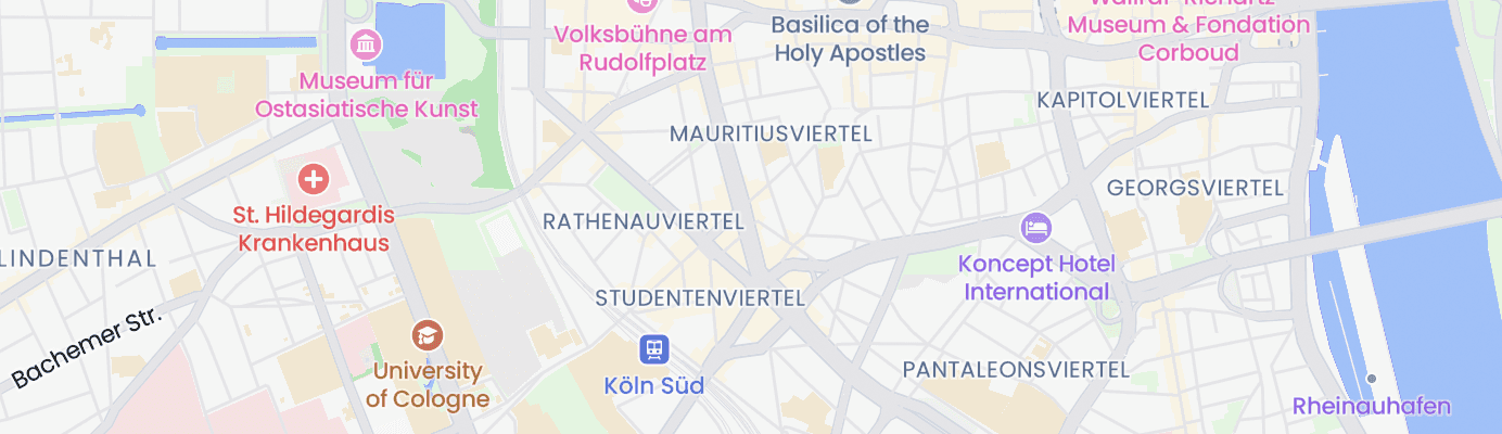 Karte mit dem ungefähren Standort