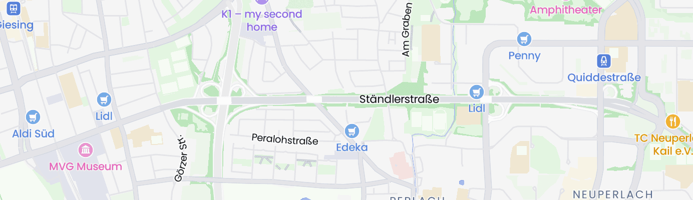 Karte mit dem ungefähren Standort
