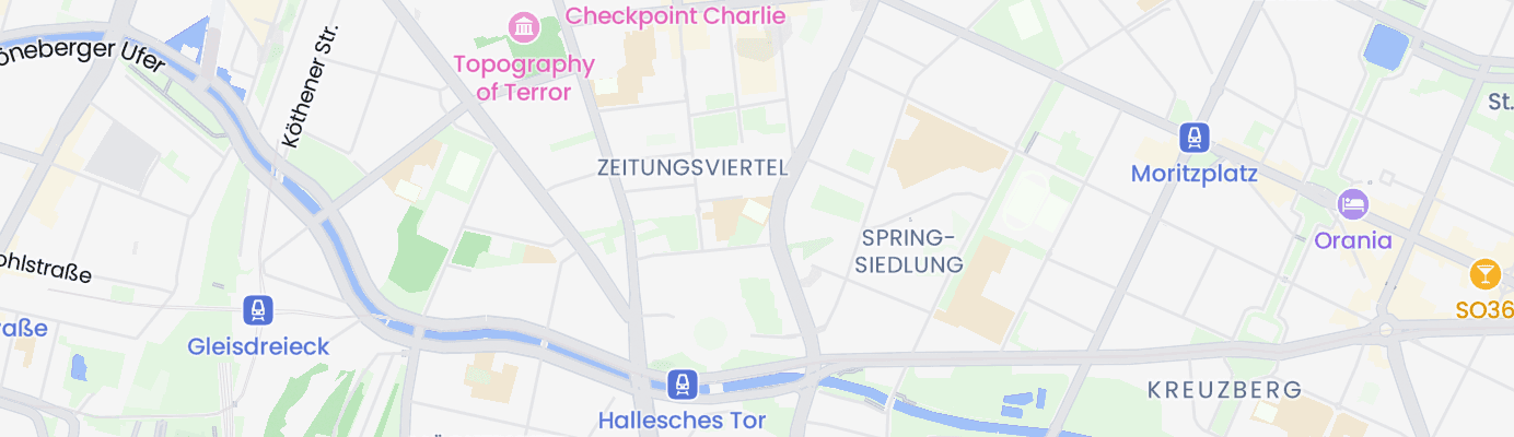 Karte mit dem ungefähren Standort