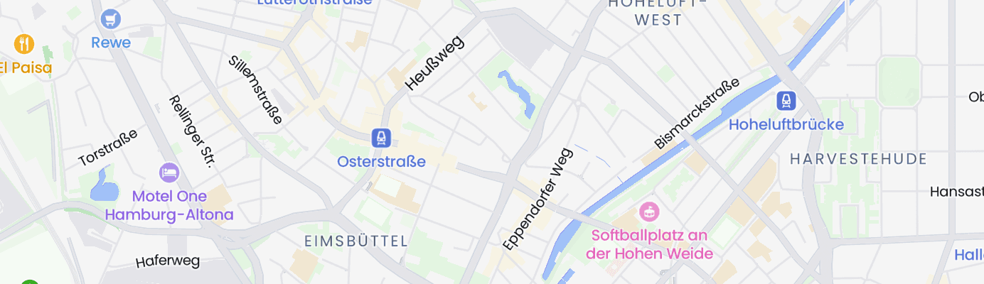 Karte mit dem ungefähren Standort
