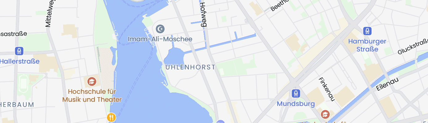 Karte mit dem ungefähren Standort