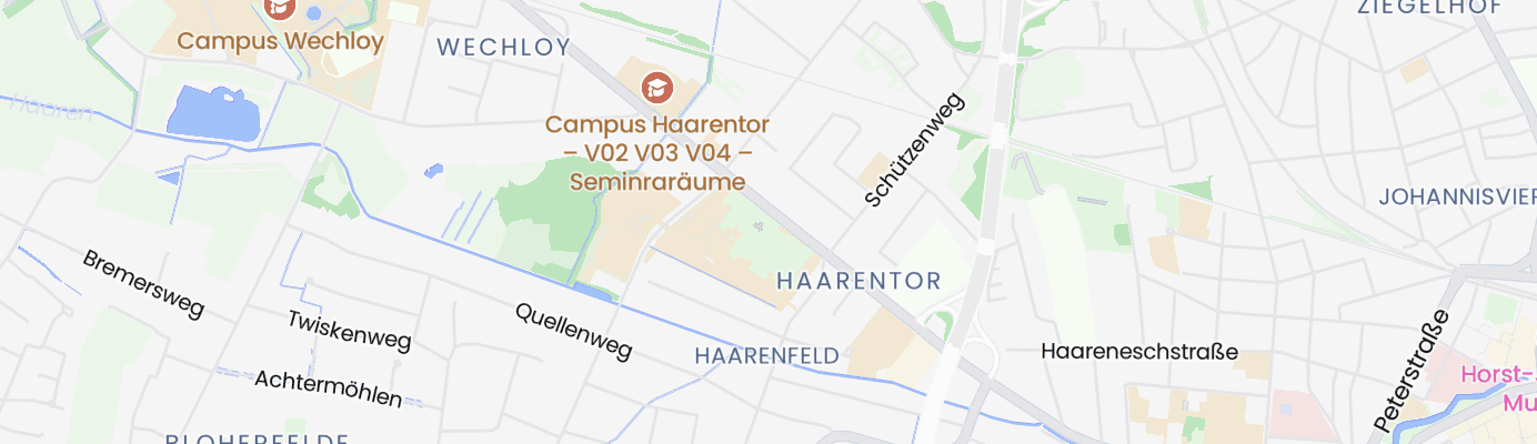 Karte mit dem ungefähren Standort