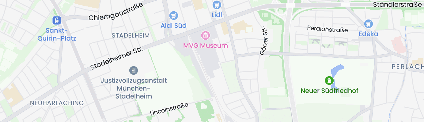 Karte mit dem ungefähren Standort