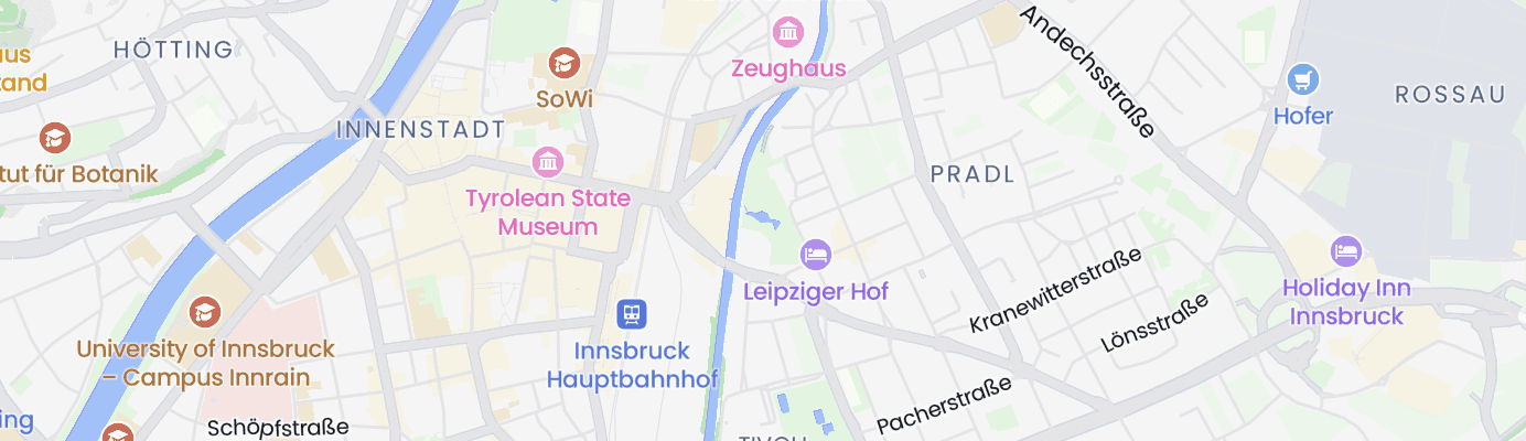 Karte mit dem ungefähren Standort