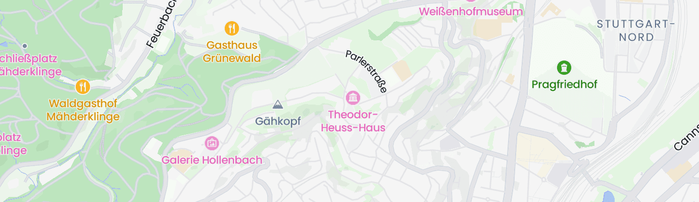 Karte mit dem ungefähren Standort