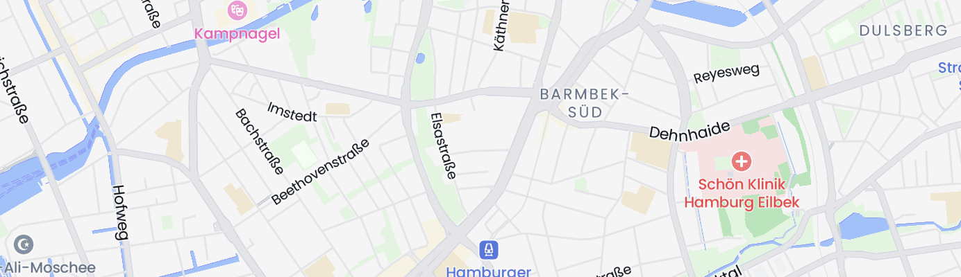 Karte mit dem ungefähren Standort