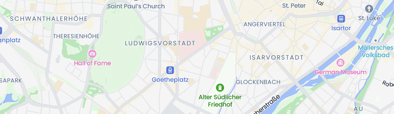 Karte mit dem ungefähren Standort