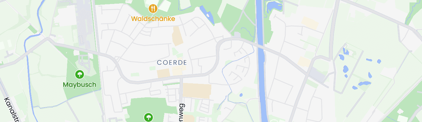 Karte mit dem ungefähren Standort
