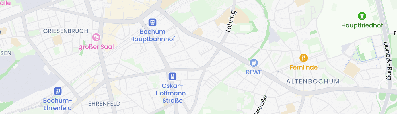 Karte mit dem ungefähren Standort