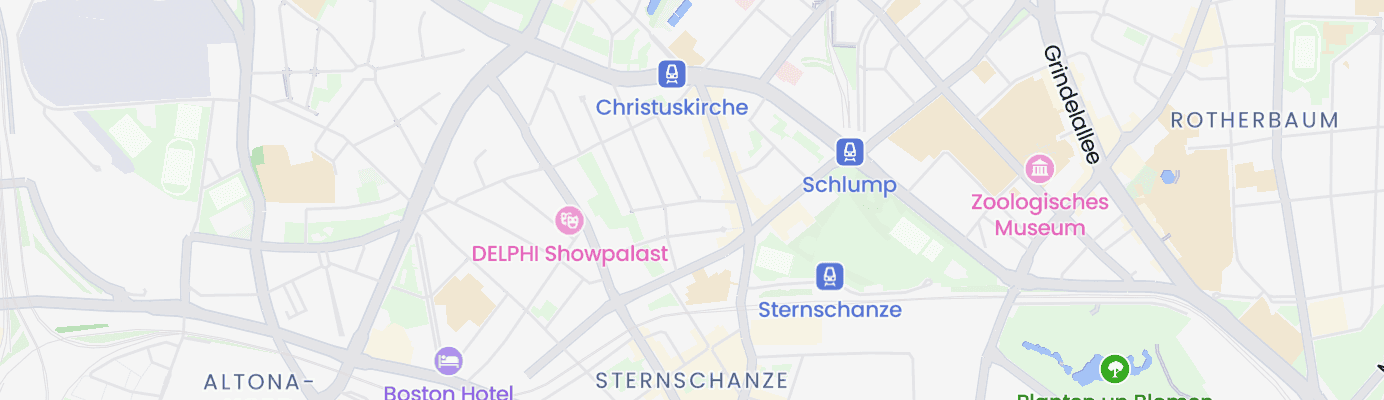Karte mit dem ungefähren Standort