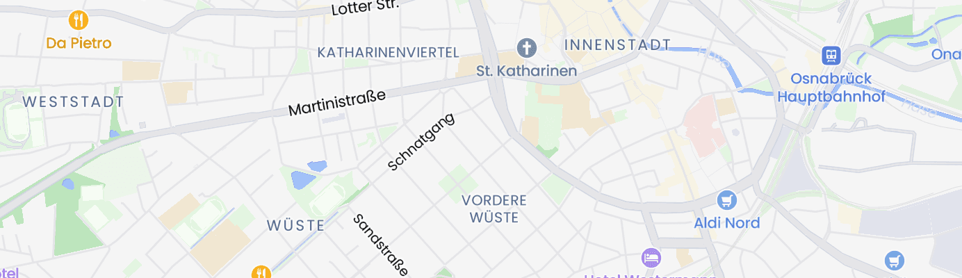 Karte mit dem ungefähren Standort