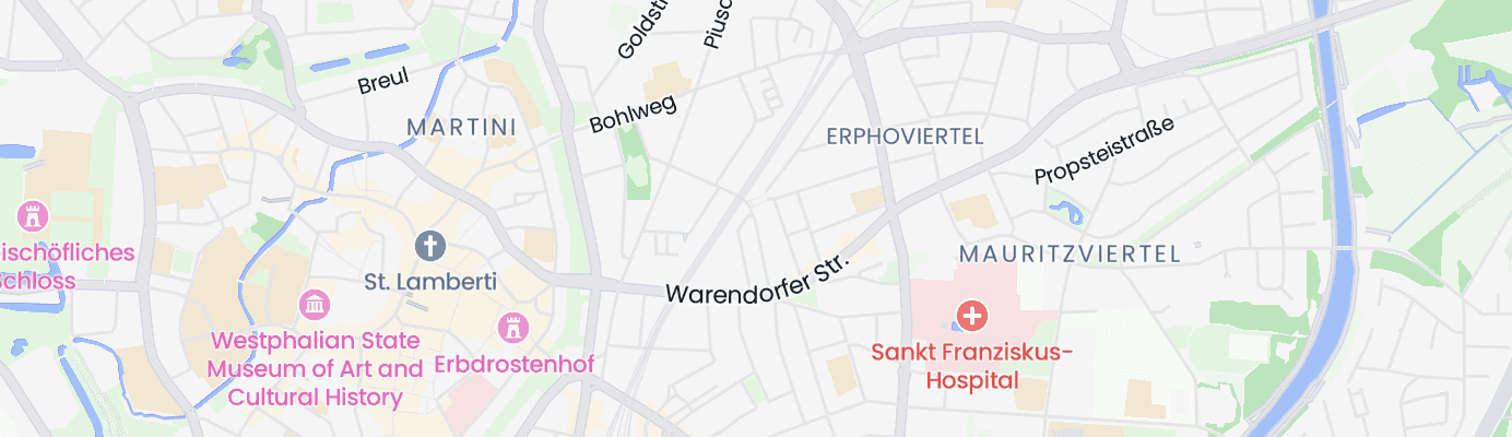 Karte mit dem ungefähren Standort