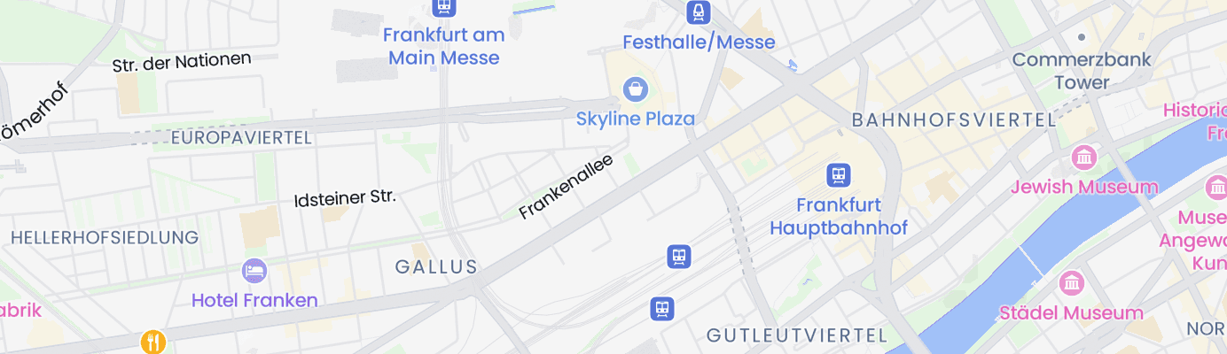 Karte mit dem ungefähren Standort