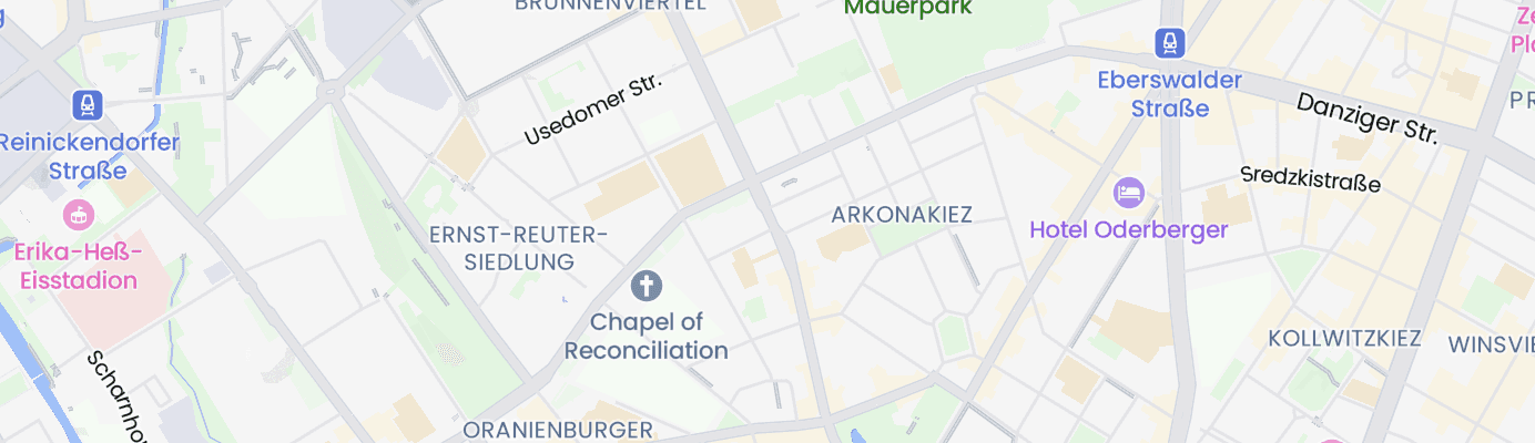 Karte mit dem ungefähren Standort