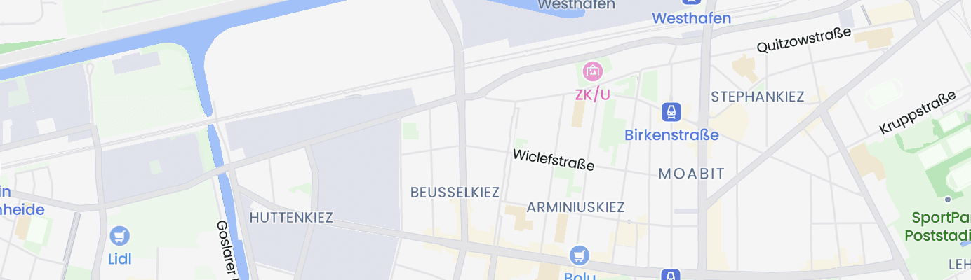 Karte mit dem ungefähren Standort