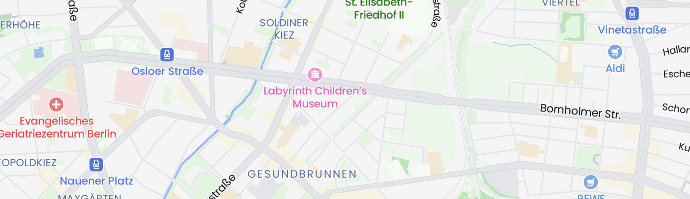 Karte mit dem ungefähren Standort