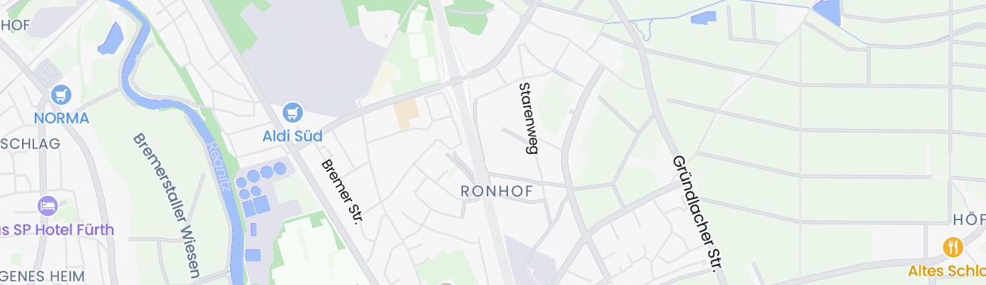 Karte mit dem ungefähren Standort
