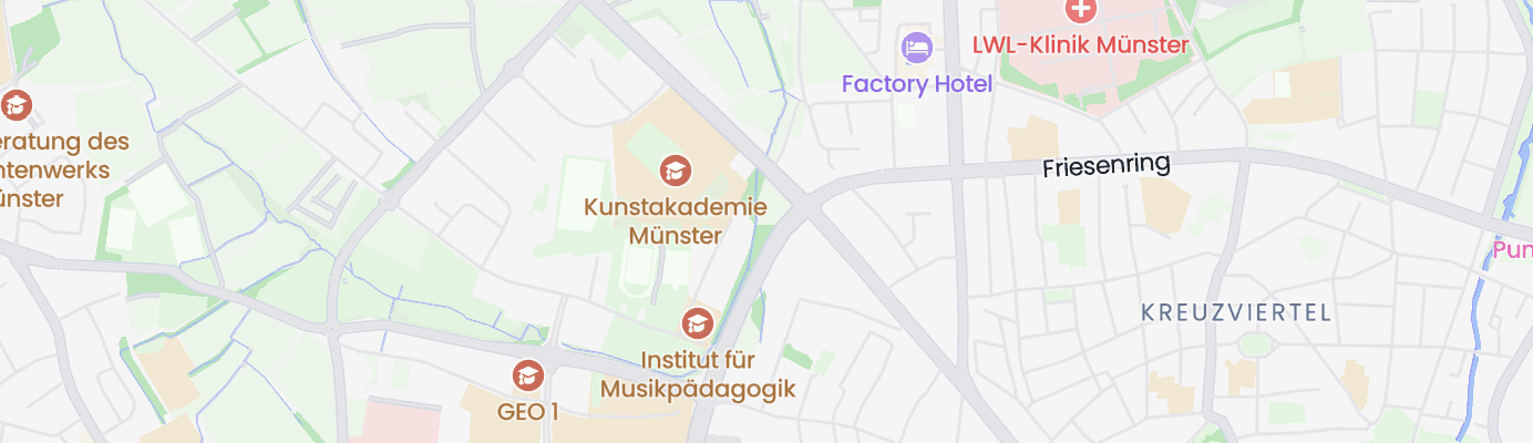 Karte mit dem ungefähren Standort