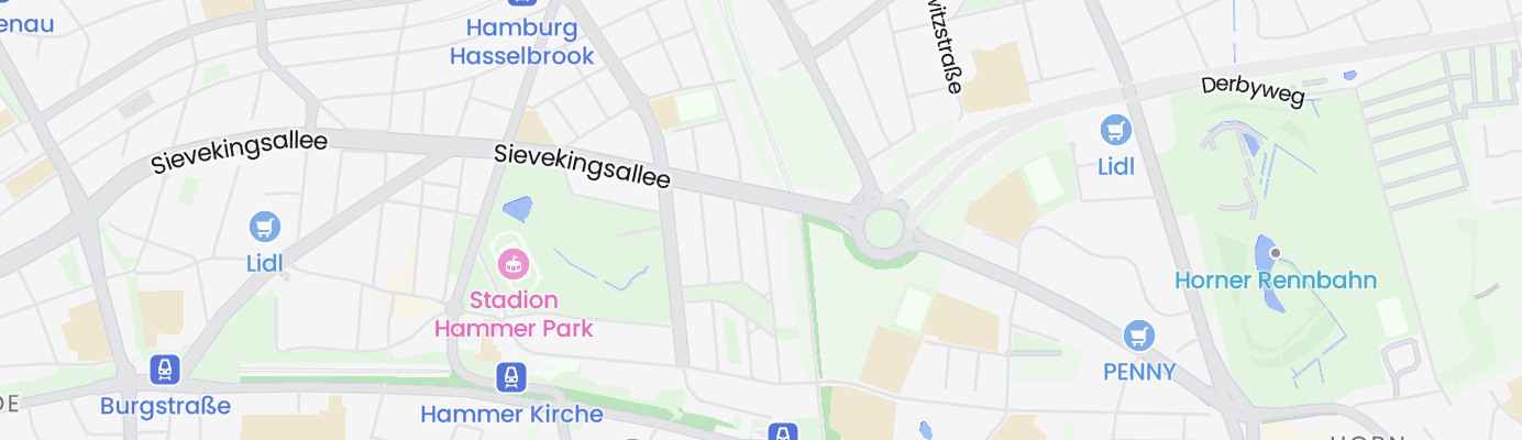 Karte mit dem ungefähren Standort