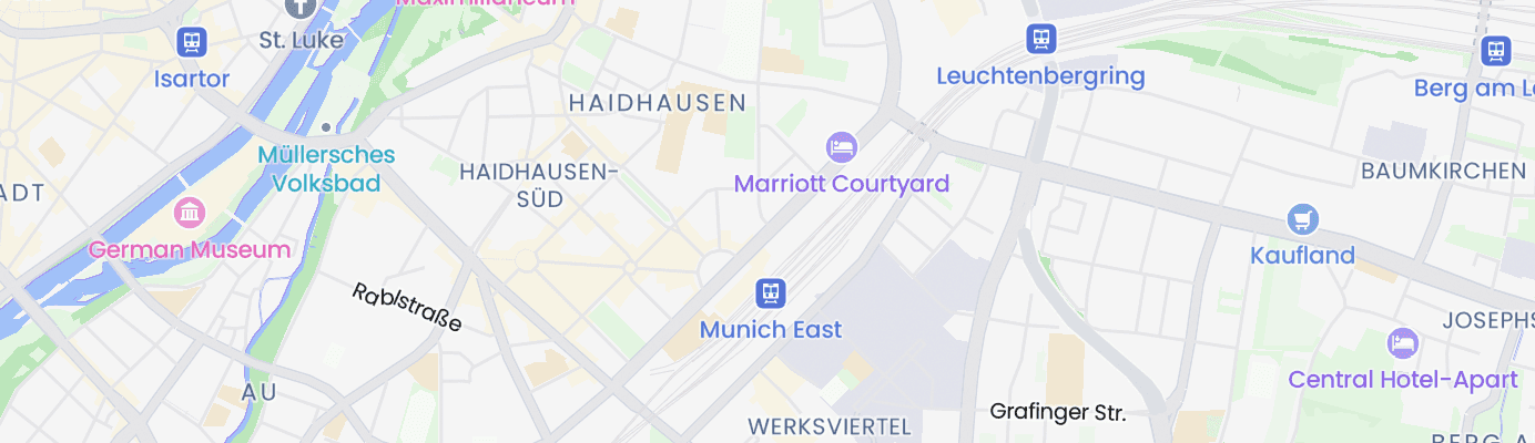 Karte mit dem ungefähren Standort