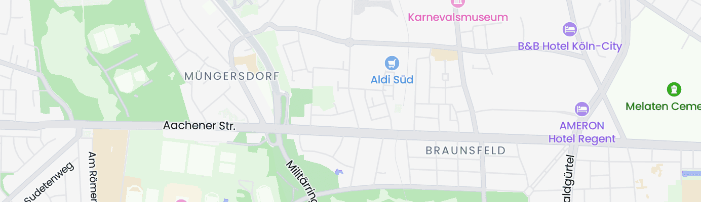 Karte mit dem ungefähren Standort