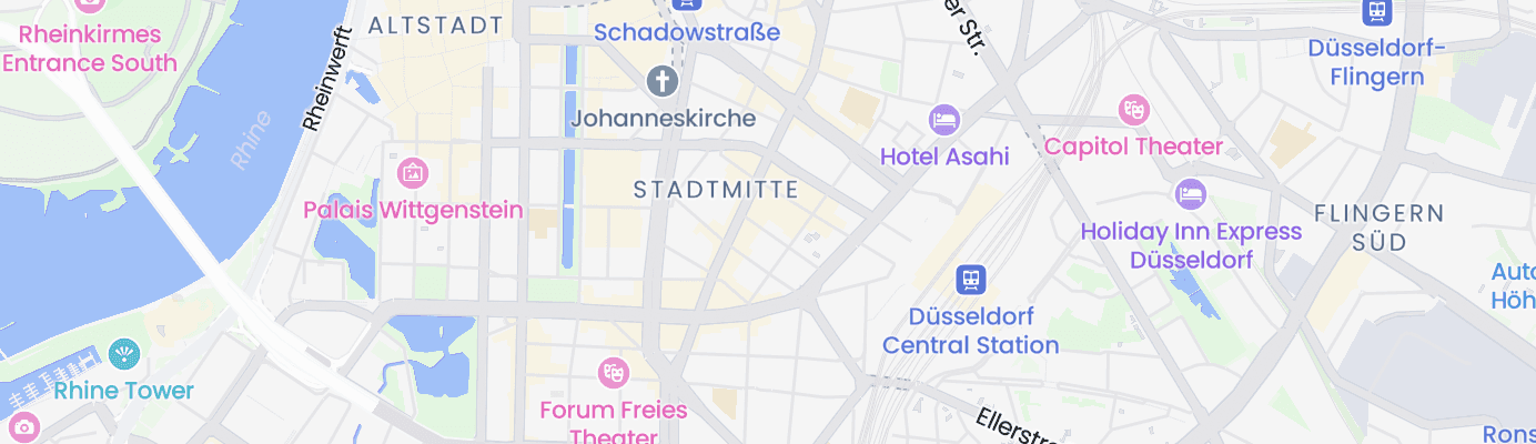 Karte mit dem ungefähren Standort