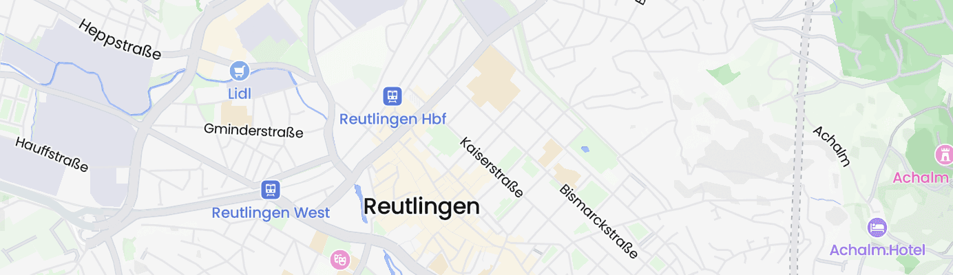 Karte mit dem ungefähren Standort