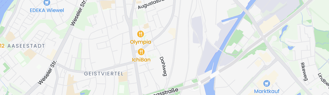 Karte mit dem ungefähren Standort