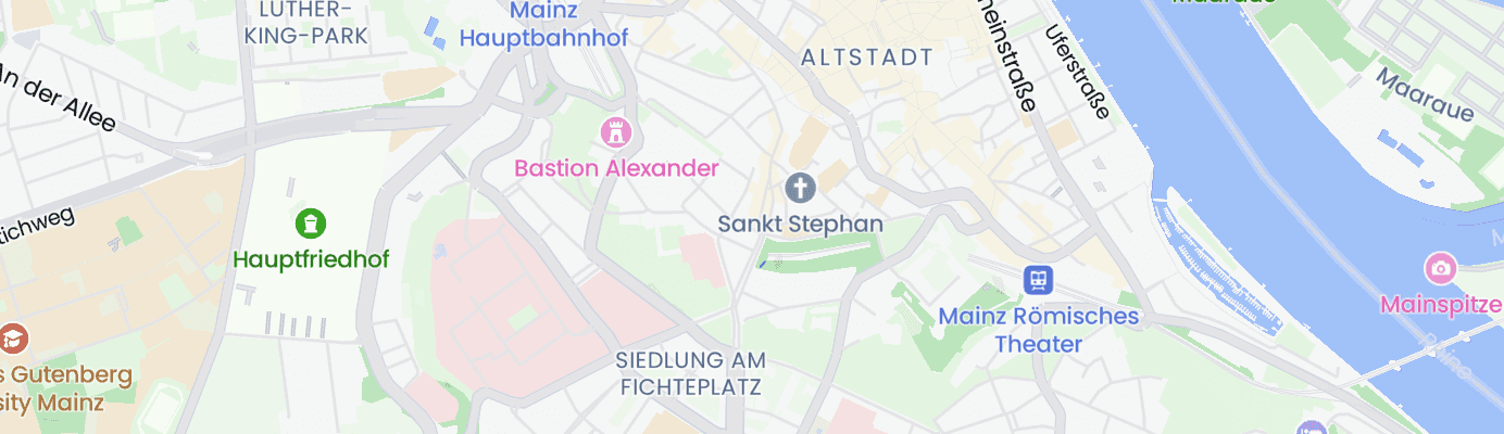 Map showing the approximate location