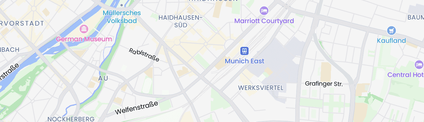Karte mit dem ungefähren Standort