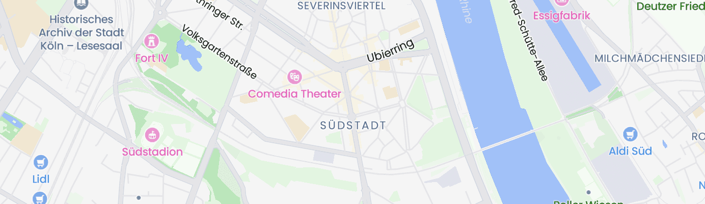 Karte mit dem ungefähren Standort