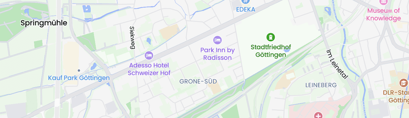 Karte mit dem ungefähren Standort