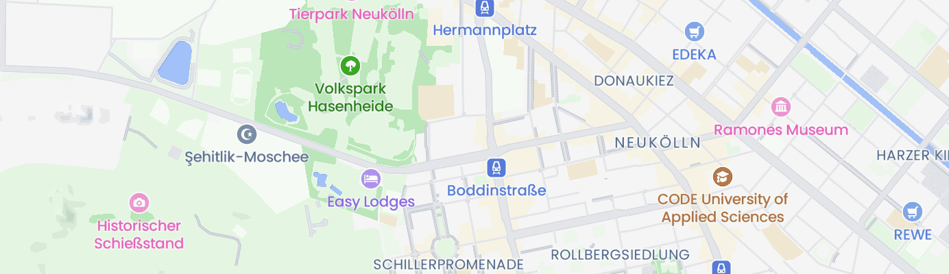 Karte mit dem ungefähren Standort