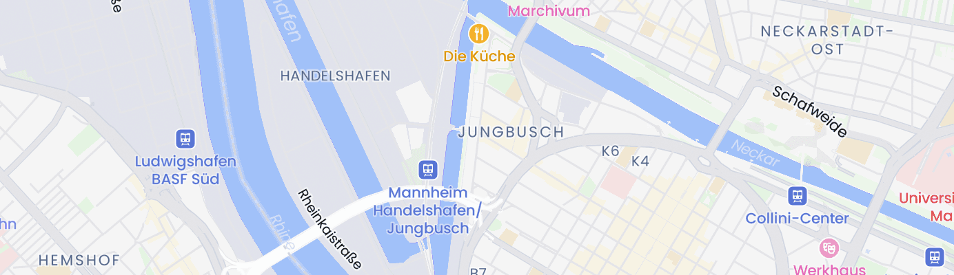 Karte mit dem ungefähren Standort