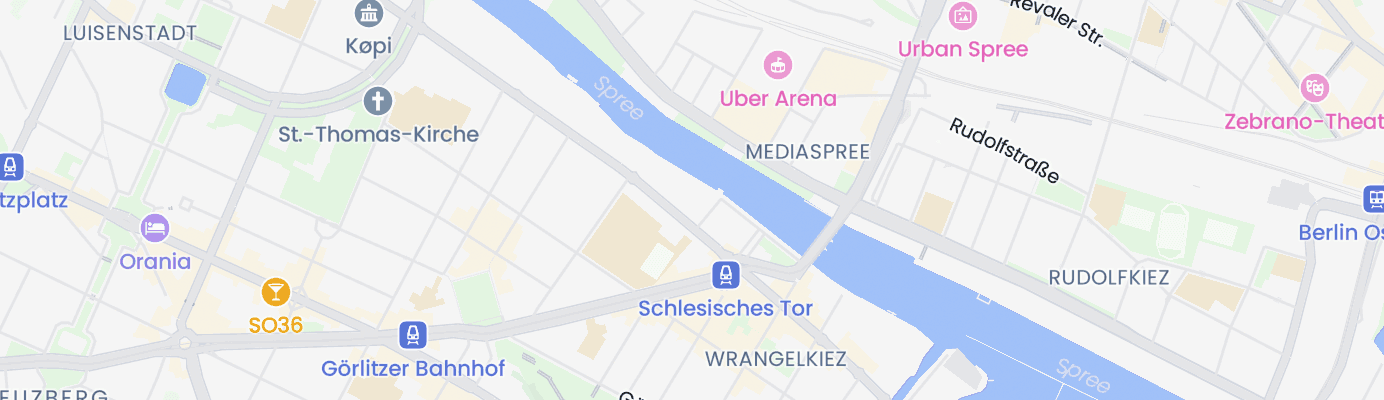 Karte mit dem ungefähren Standort