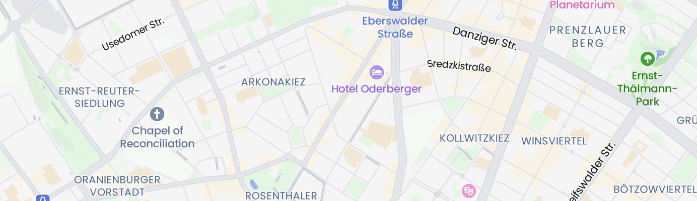 Karte mit dem ungefähren Standort
