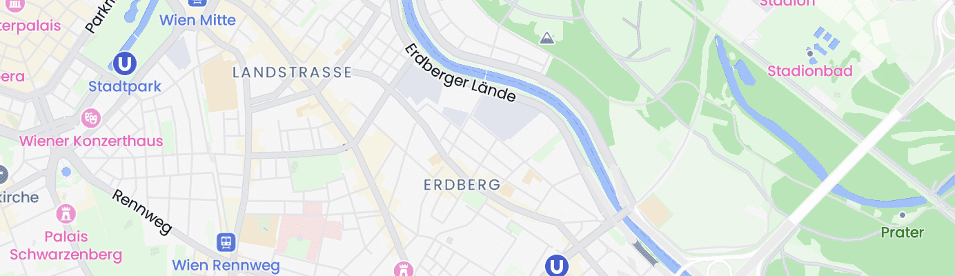 Karte mit dem ungefähren Standort