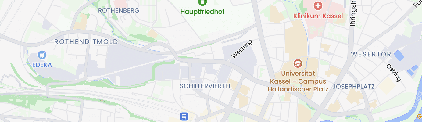 Karte mit dem ungefähren Standort