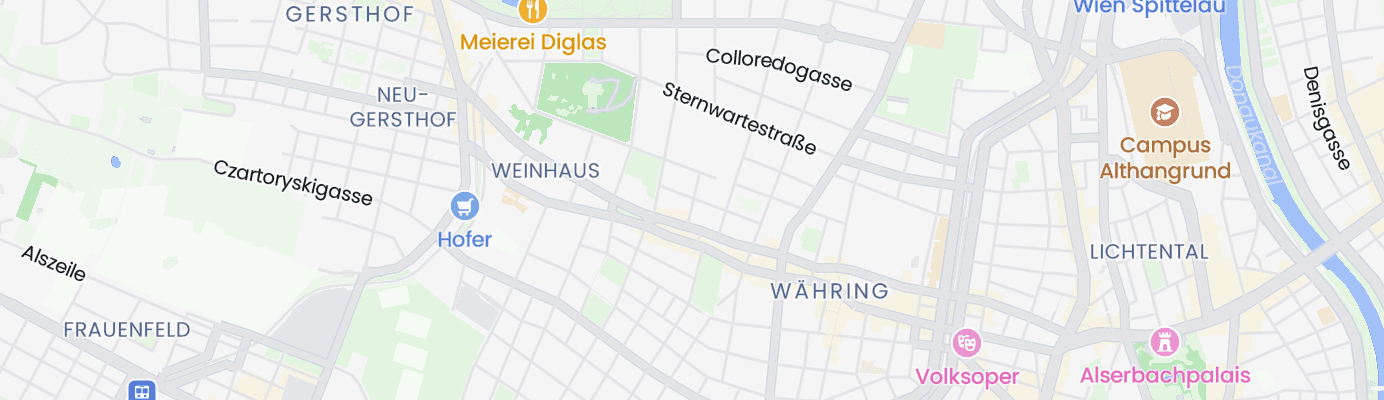 Karte mit dem ungefähren Standort